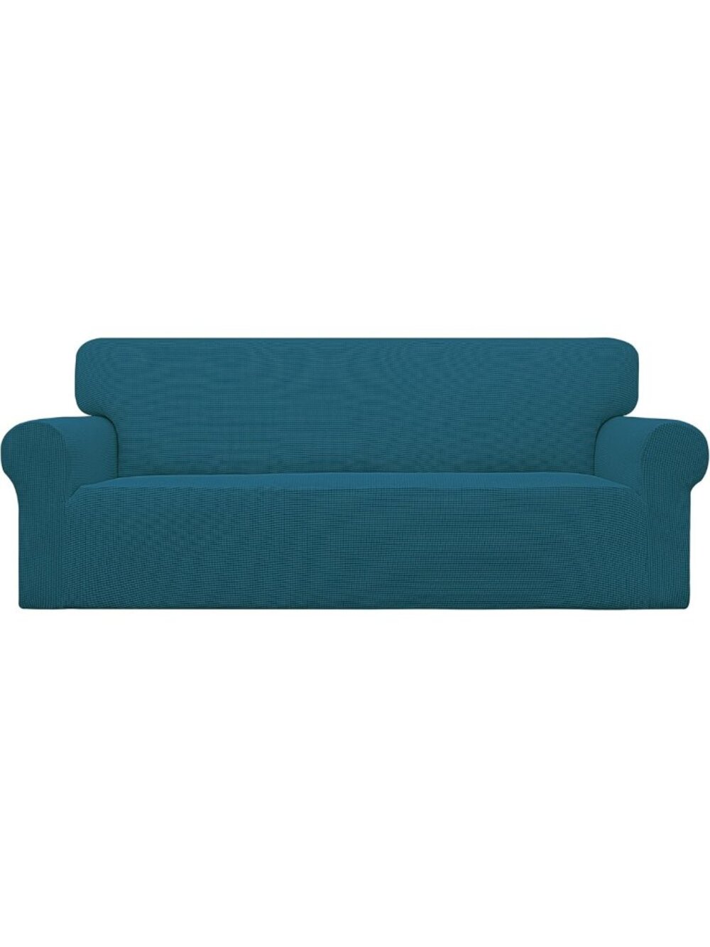 Soft Stretch Sofa Slipcover - 1-Piece Furniture Protector, Elastic Bottom, Kids
